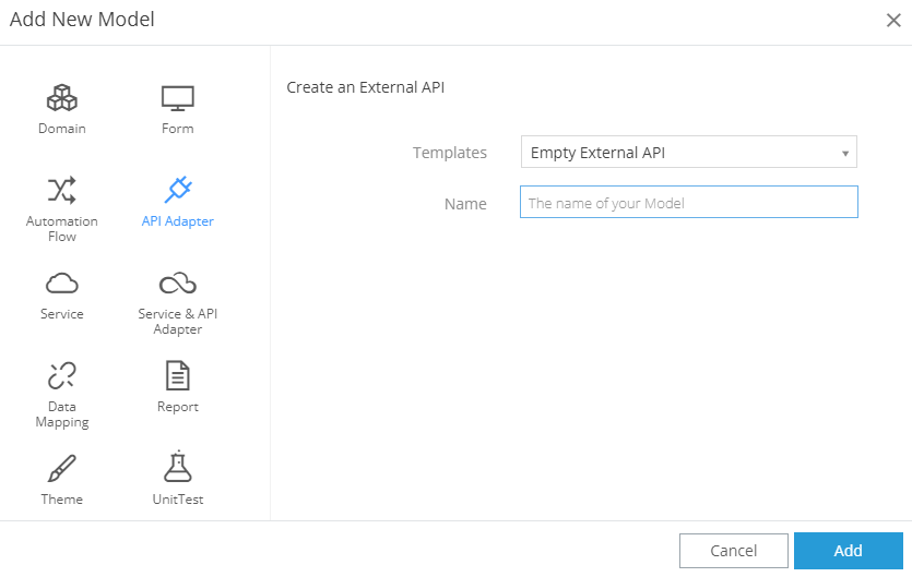 Creating a New External Service